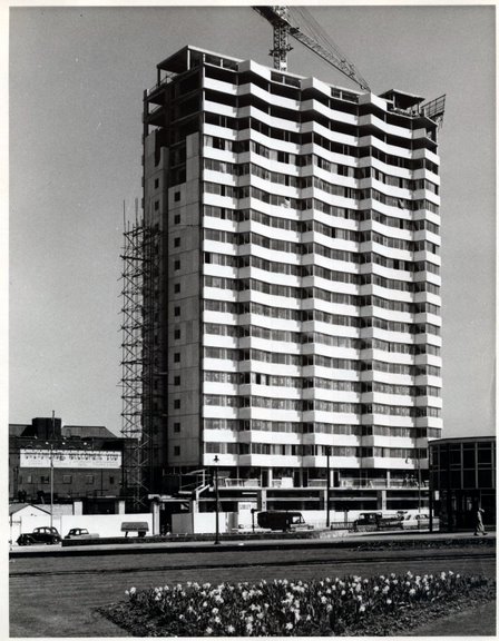 Arlington House, Margate. Under construction 1962